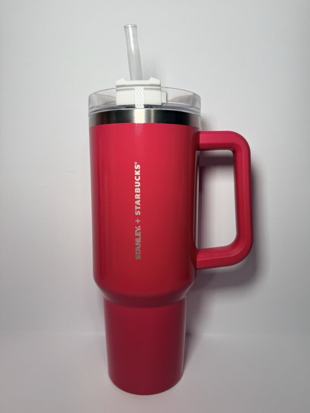 Stanley X Starbucks Philippines BERRY PINK 40oz OG Quencher Tumbler NEW HTF
